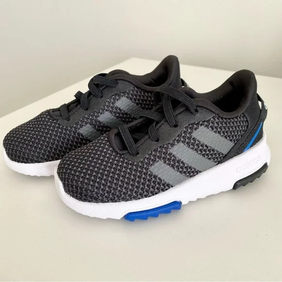 Adidas Kids Racer TR 2.0 Shoes - Black and Blue - Picture 3 of 6